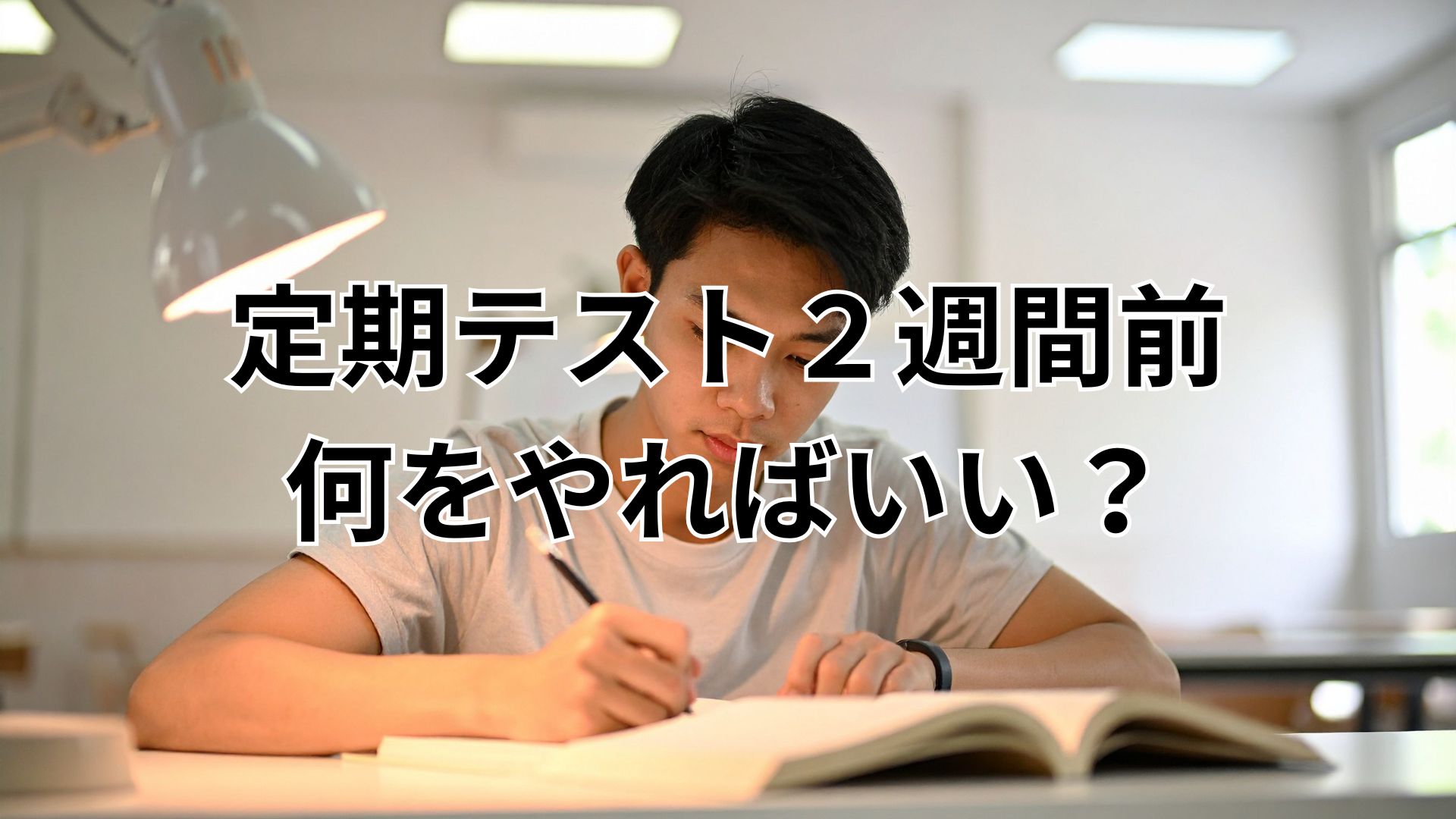 中学生の定期テスト勉強法｜2週間前からやること完全ガイド